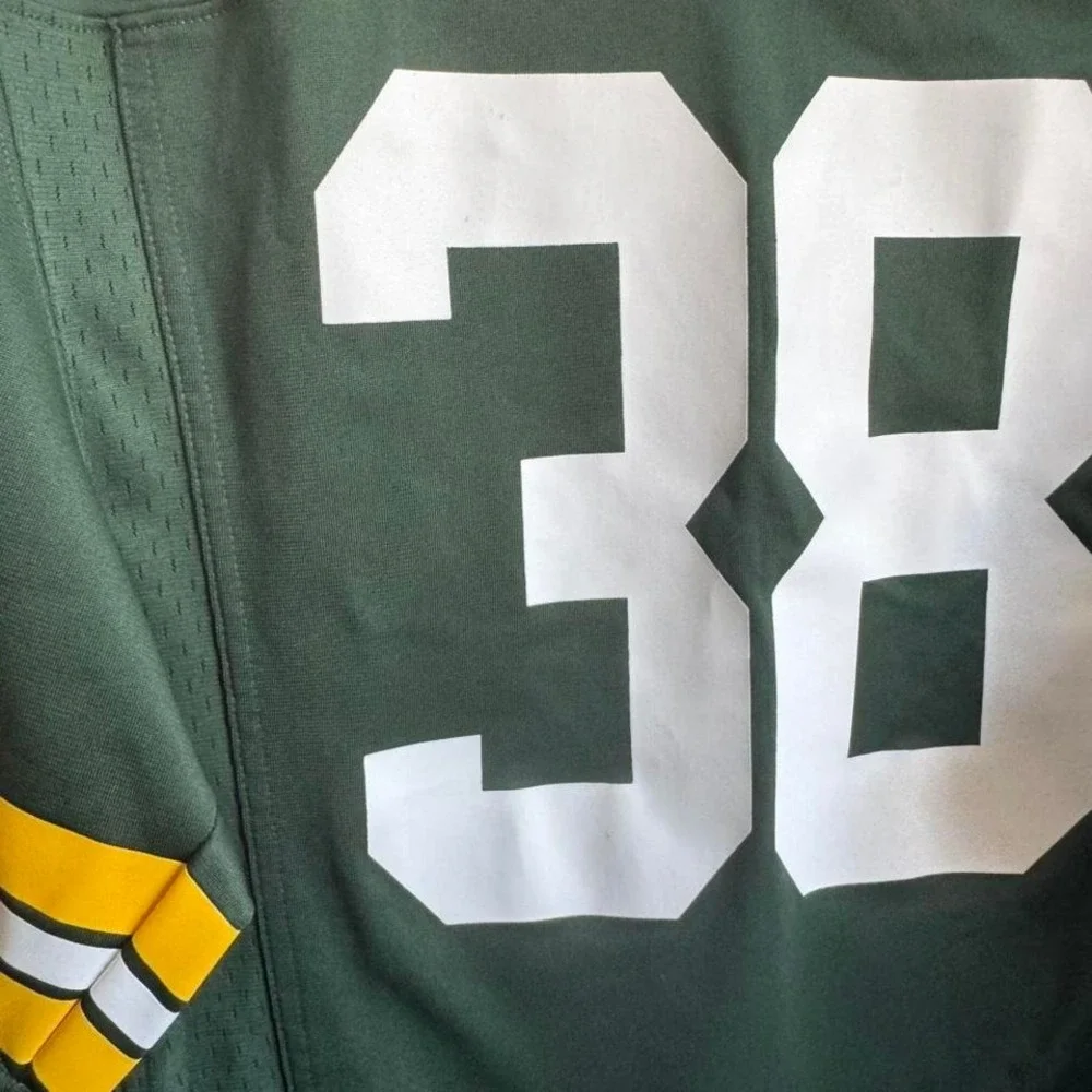 Nike Green Bay Packers Jersey Men's Size Small #38‎ Williams NWT Football NFL